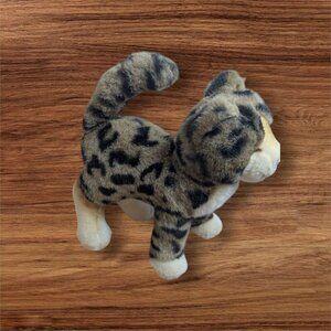 Douglas Cuddle Toy Kitty Cat Spotted Leopard Kitten Plush Realistic Kitten 9"